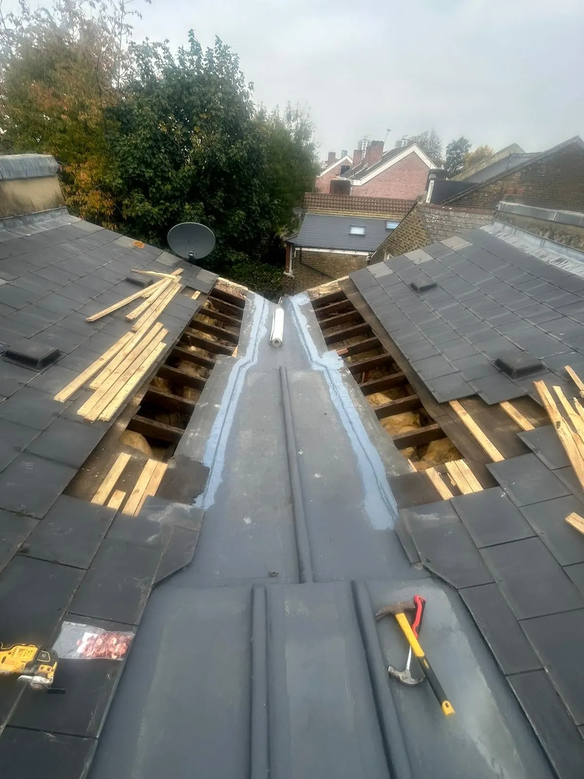 Roofing work in Fulham, South West London by Home Restoration Specialists